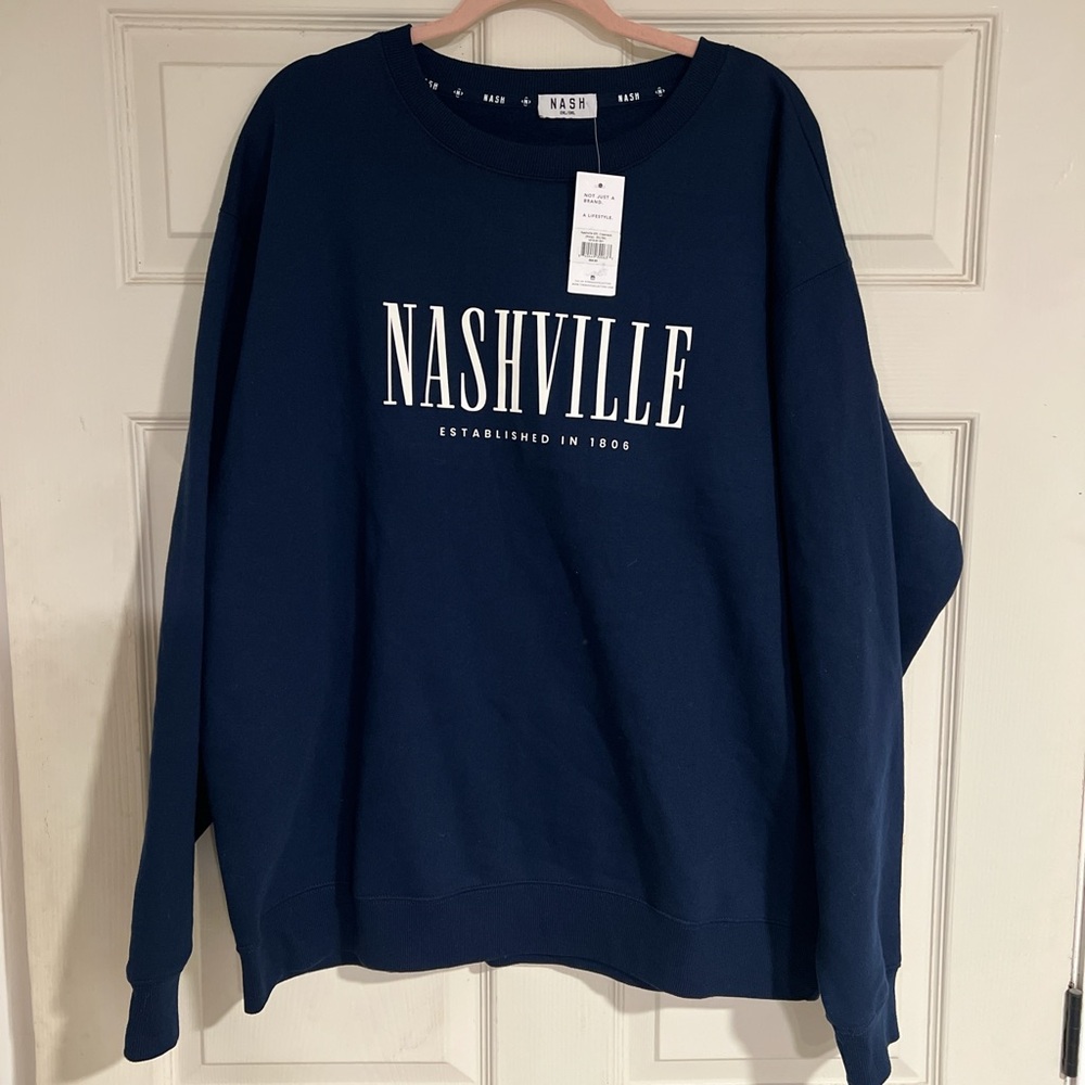 Navy Blue Crewneck by Nash